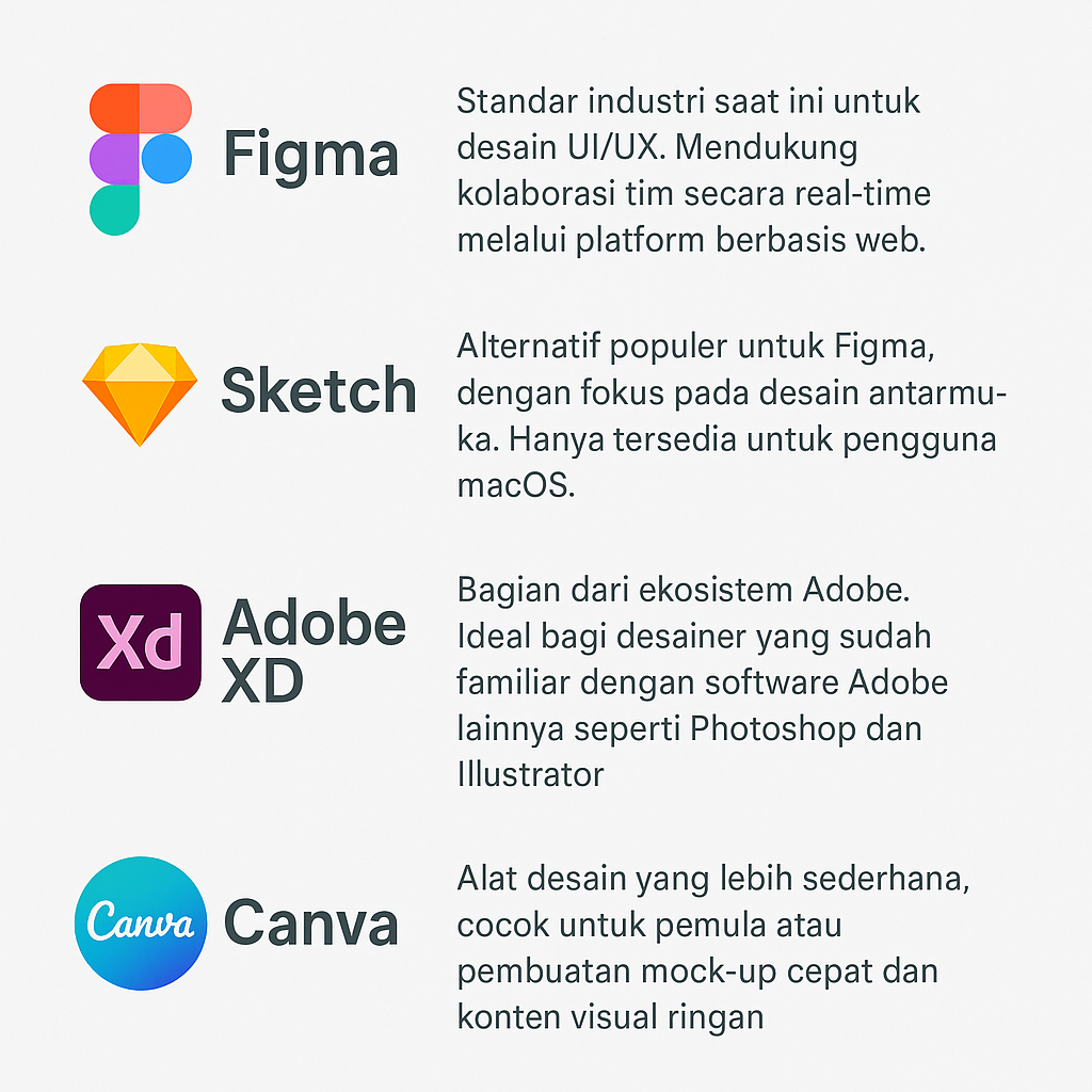Tools yang digunakan saat membuat website