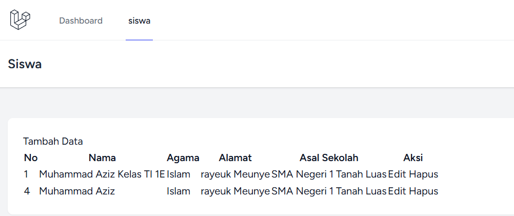 form siswa