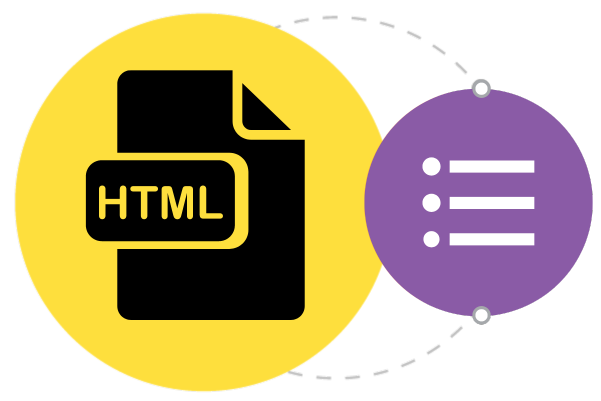 html link dan lists